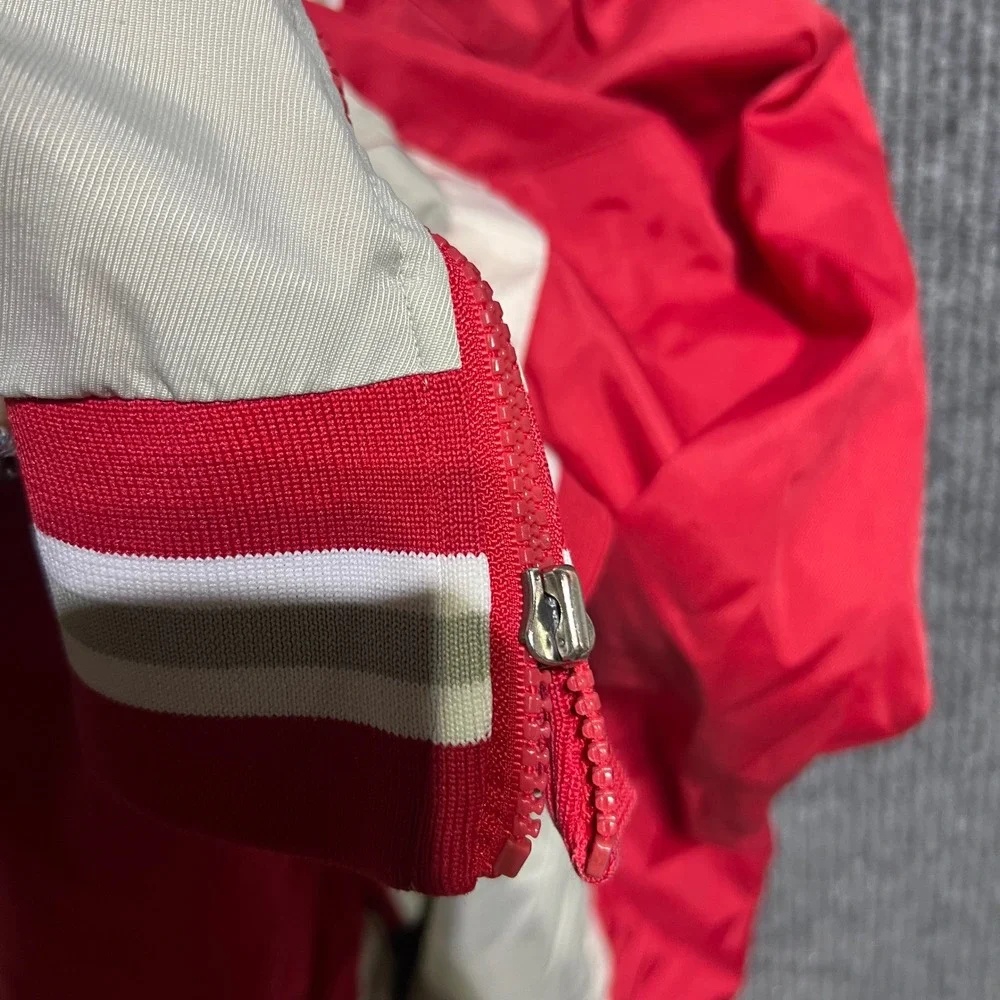Vintage Russell Athletic Windbreaker Mens XXL Red Cincinnati Reds MLB Pullover